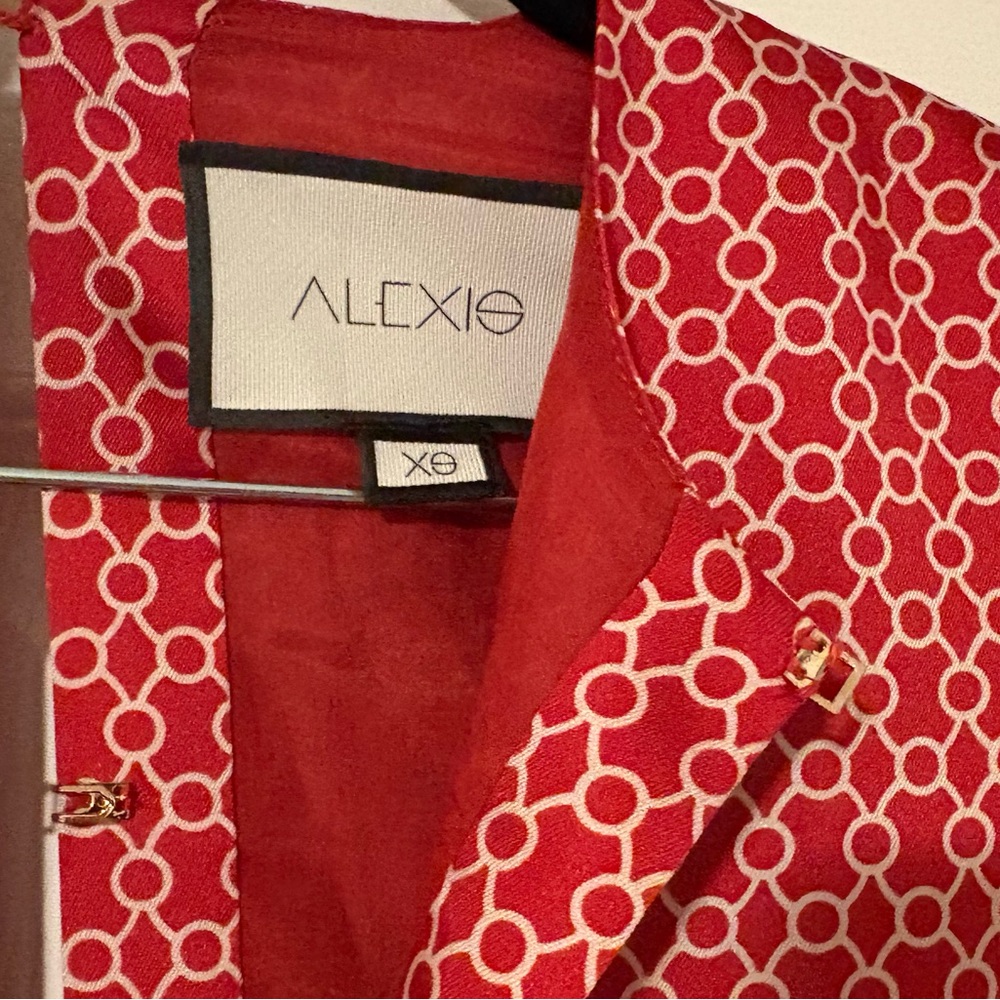 ALEXIS Coretti Mini Dress in Rouge Rolo - Picture 7 of 9